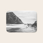 Big Sur Black and White Bath Mat Gallery Image 1