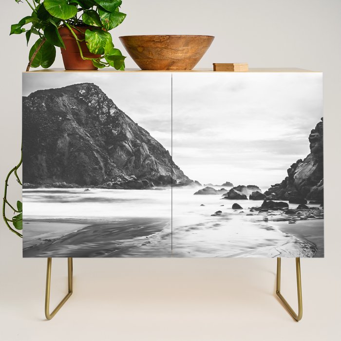 Big Sur Black and White Credenza Gallery Image 1