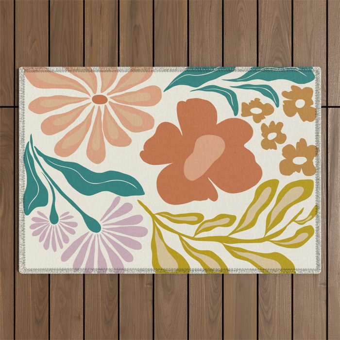 Timeless Petals Outdoor Rug Gallery Image 1