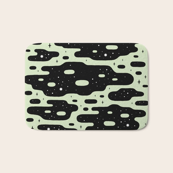 Space Blobs Bath Mat Gallery Image 1