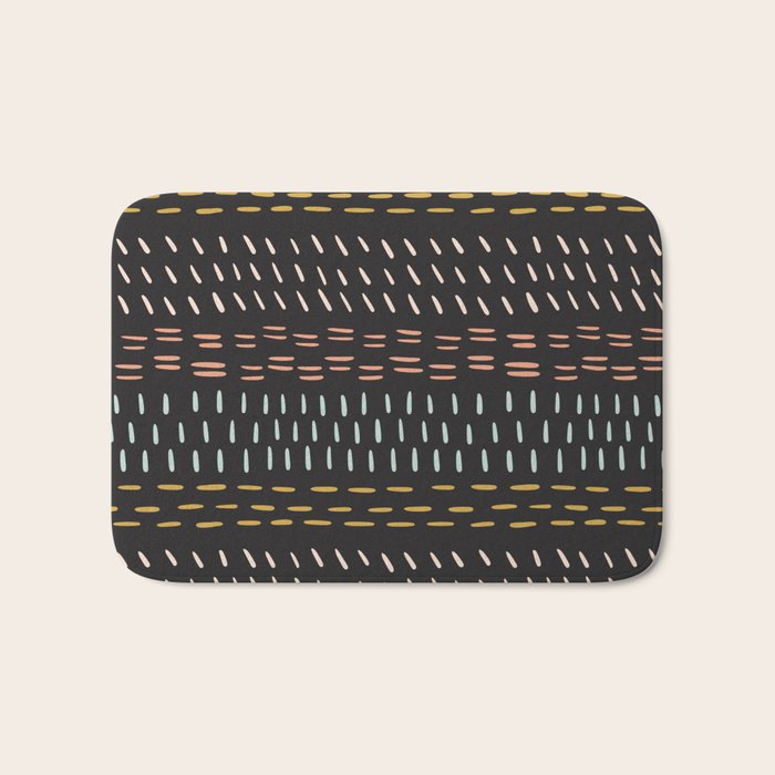 Boehmian Mudcloth Bath Mat Gallery Image 1