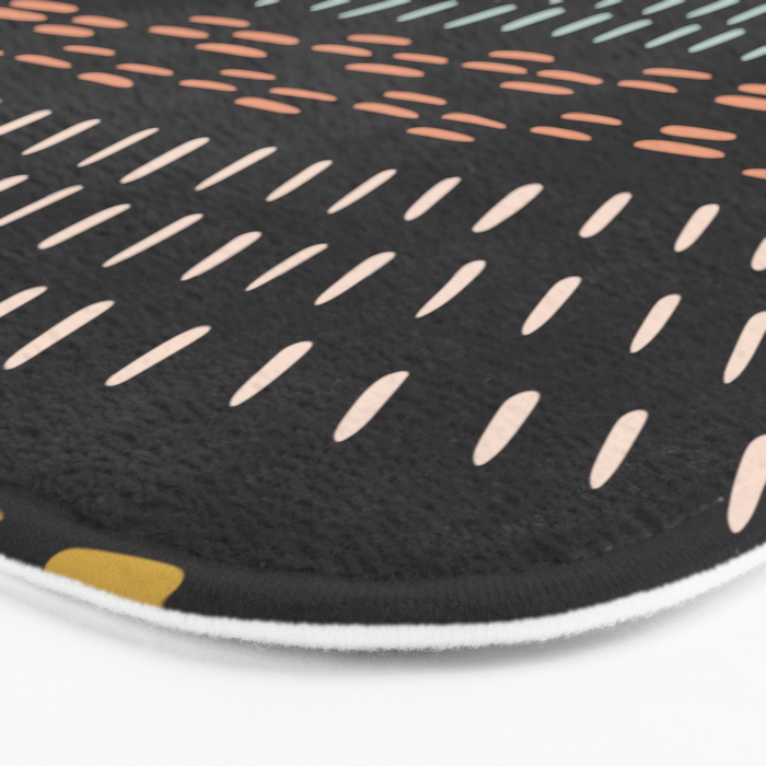 Boehmian Mudcloth Bath Mat Gallery Image 3