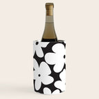 Black & White Flower - 70's White Daisies Wine Chiller Gallery Image 1