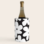 Black & White Flower - 70's White Daisies Wine Chiller Gallery Image 2