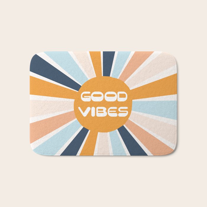 Good Vibes Sunshine Bath Mat Gallery Image 1