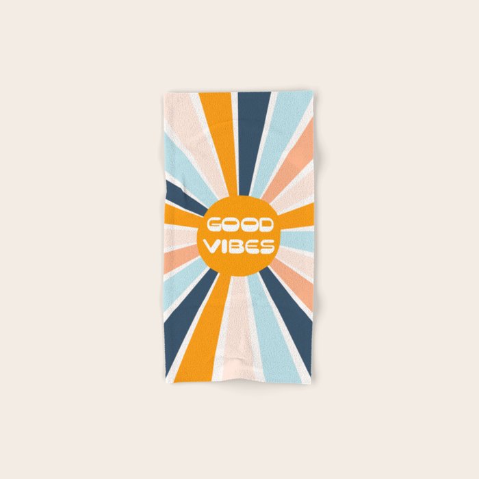 Good Vibes Sunshine Bath Towel Gallery Image 1