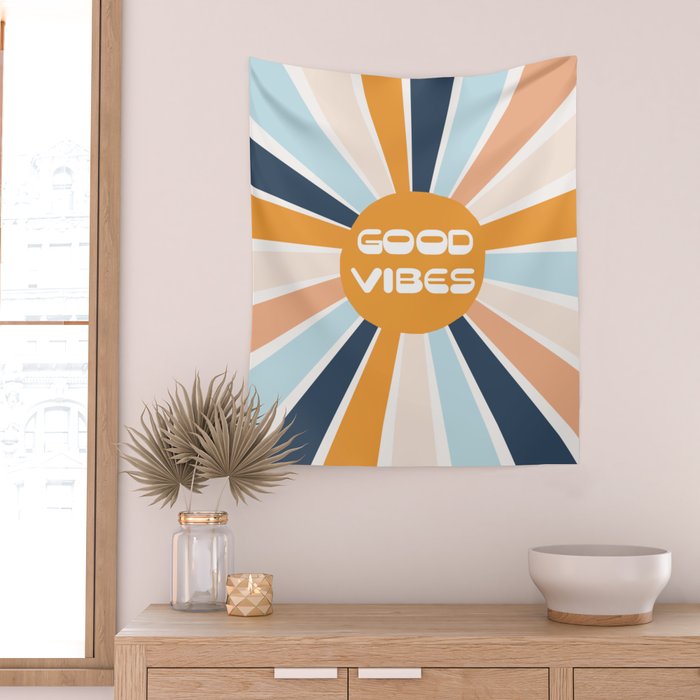 Good Vibes Sunshine Wall Tapestry Gallery Image 2