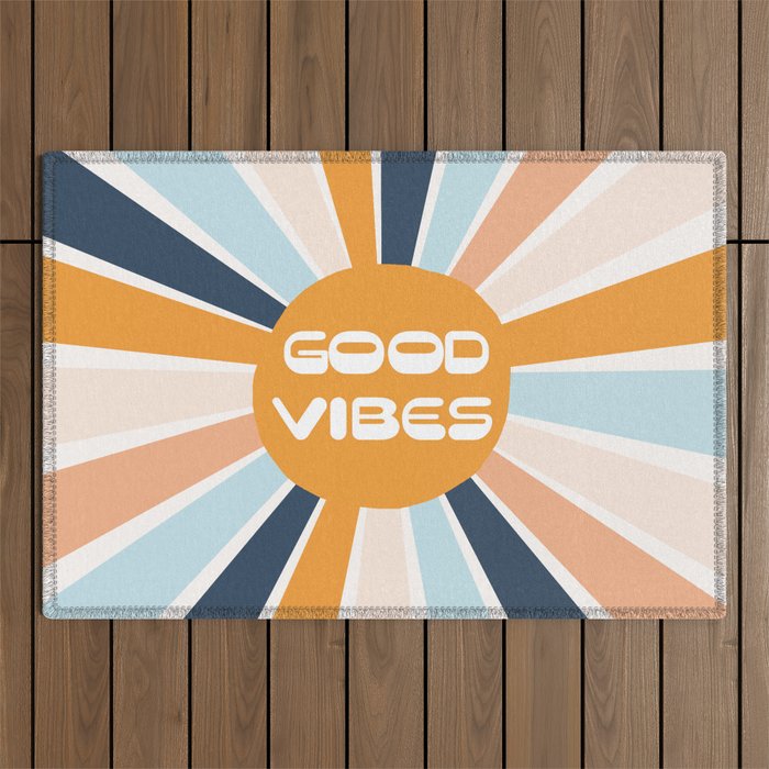 Good Vibes Sunshine Outdoor Rug Gallery Image 1