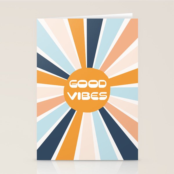 Good Vibes Sunshine Stationery Card Gallery Image 1