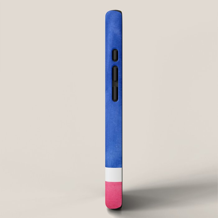 Rothko Abstract Mid Century Modern Minimalist Colorful Simple Nautical Red Blue iPhone Case Gallery Image 2
