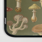 Forest Mushroom Goblincore Aesthetic Pattern - Lichen Green  Laptop Sleeve Gallery Image 3