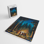 campfire gathering Jigsaw Puzzle Gallery Image 2