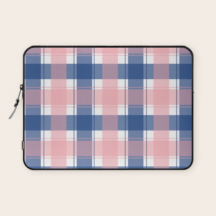 Soft Tones Grid Fusion Laptop Sleeve Gallery Image 1
