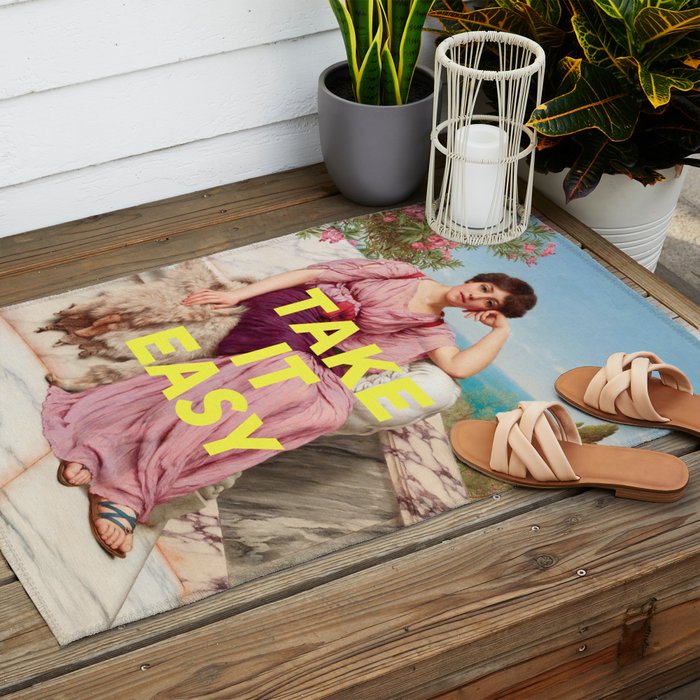 Take it Easy Outdoor Rug Gallery Image 2