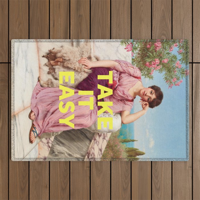 Take it Easy Outdoor Rug Gallery Image 1