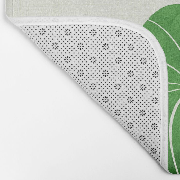 Cacophony Plant Illustration Bath Mat Gallery Image 2