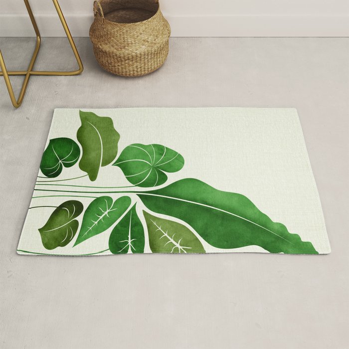 Cacophony Plant Illustration Rug Gallery Image 1