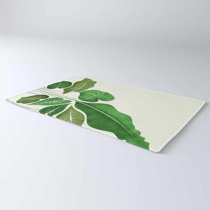 Cacophony Plant Illustration Rug Gallery Image 3