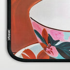 Tea Party, Teacups Floral Whimsical Eclectic Maximalist Illustration, Boho Coffee Food Painting Laptop Sleeve Gallery Image 3