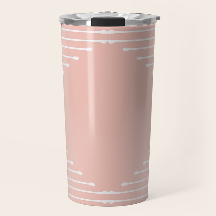 Geo (Blush) Travel Mug Gallery Image 1