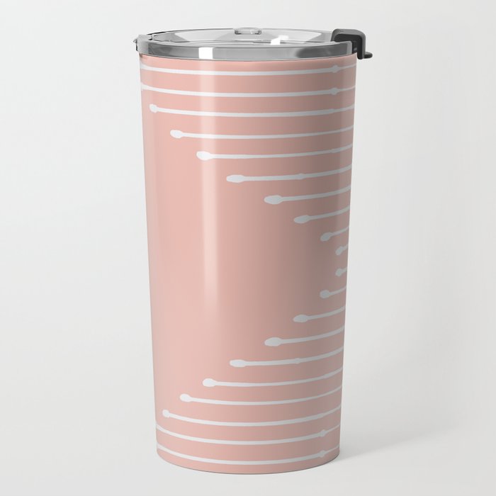 Geo (Blush) Travel Mug Gallery Image 2
