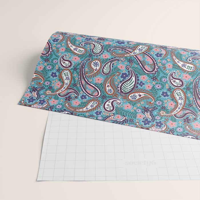 Whimsical Paisley Dance Wrapping Paper Gallery Image 2