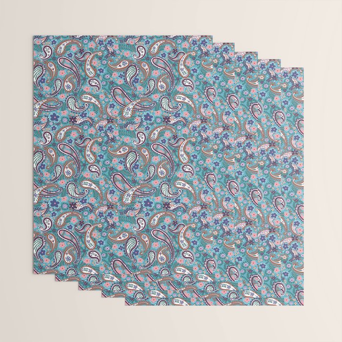 Whimsical Paisley Dance Wrapping Paper Gallery Image 3