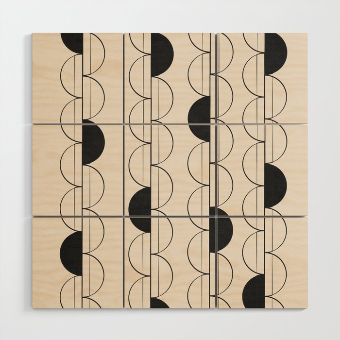 Lines in Motion 5 Wood Wall Art Gallery Image 1