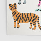 Tiger Collection - Pink & Blue Palette Poster Gallery Image 3
