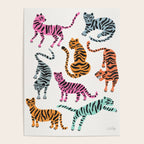 Tiger Collection - Pink & Blue Palette Poster Gallery Image 4