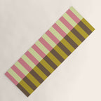 Retro Candy Stripe Pattern Yoga Mat Gallery Image 1