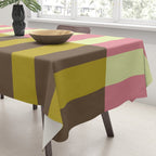 Retro Candy Stripe Pattern Tablecloth Gallery Image 3