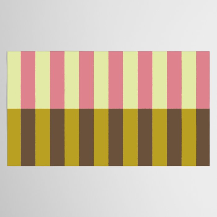 Retro Candy Stripe Pattern Tablecloth Gallery Image 2