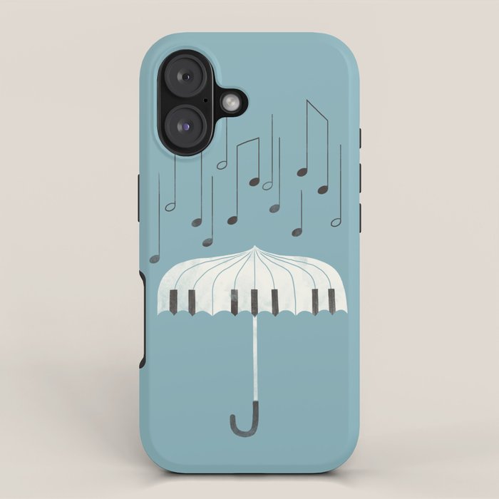Singing in the rain iPhone Case Gallery Image 1