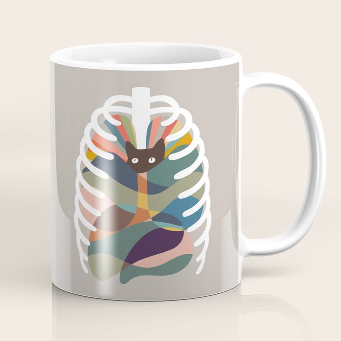 Cat Landscape 107: Here Comes the Cat Coffee Mug Gallery Image 1