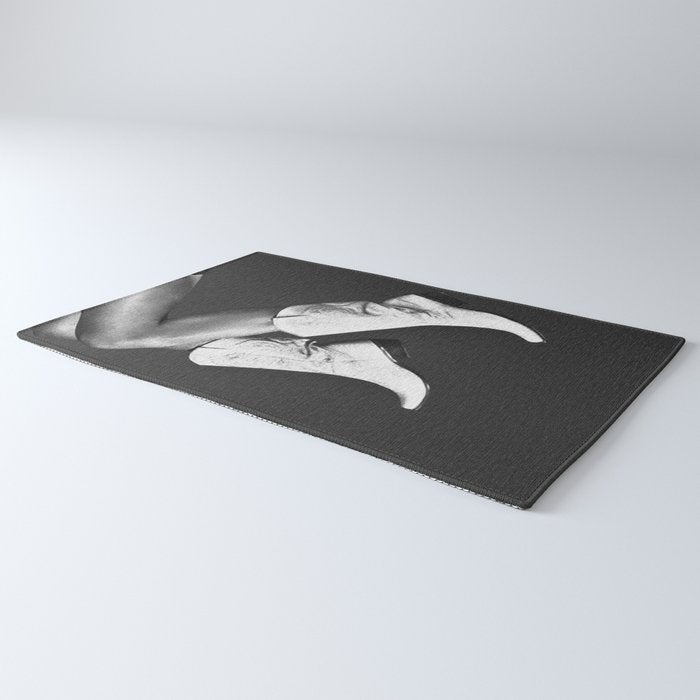 These Boots - Noir II F / Black & White Rug Gallery Image 3