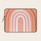 Rise above the Rainbow - Peachy pastels Laptop Sleeve Gallery Image 1