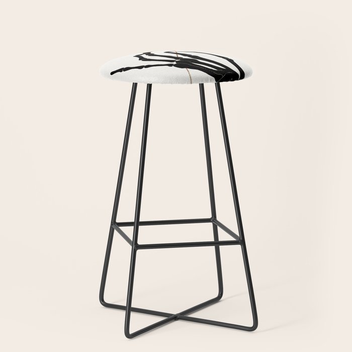 Skeleton Hand with Flower Stool Gallery Image 1