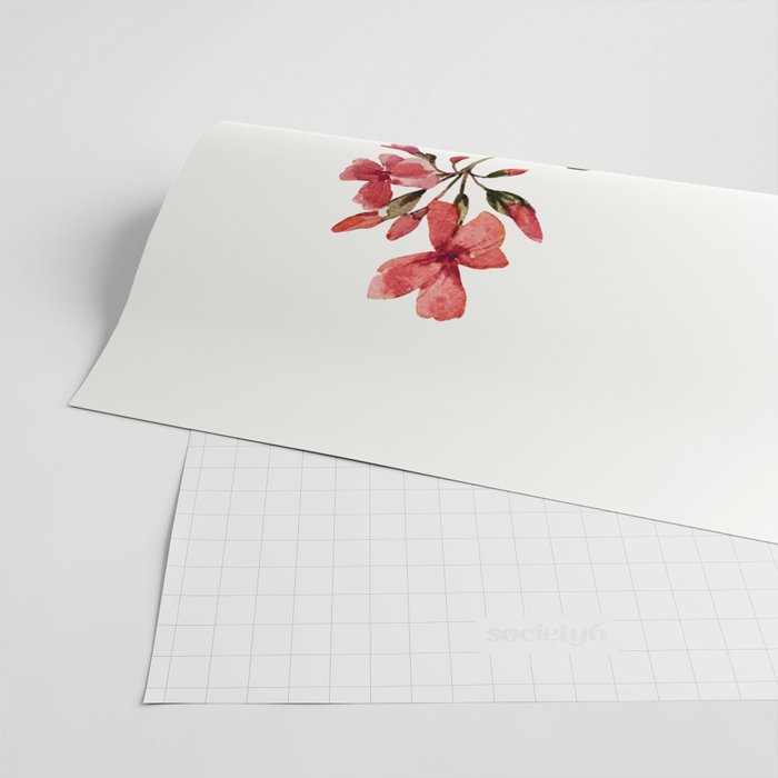 Skeleton Hand with Flower Wrapping Paper Gallery Image 2