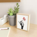 Skeleton Hand with Flower Mini Art Print Gallery Image 2