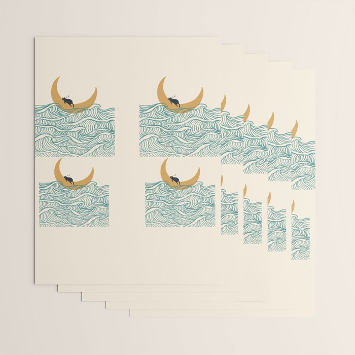 Good Night Meow 1 Wrapping Paper Gallery Image 3