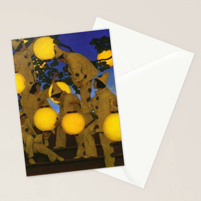 Maxfield Parrish - The Lantern Bearers , 1908 Stationery Card Gallery Image 2