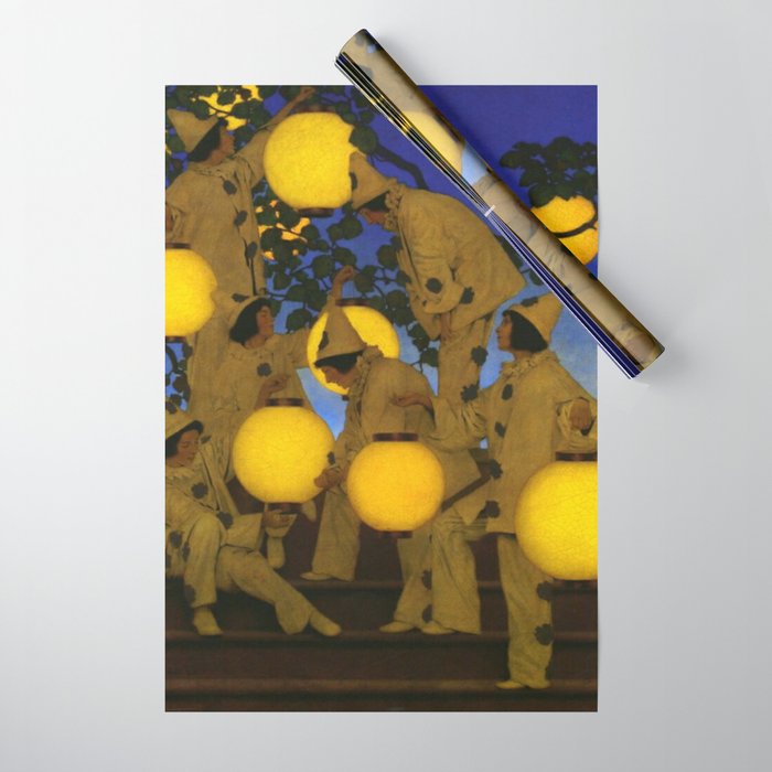 Maxfield Parrish - The Lantern Bearers , 1908 Wrapping Paper Gallery Image 1