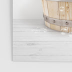 Highland Cow in a Wooden Bathtub, Cow Taking a Bath, Bathtub Animal Art Print By Synplus Poster Gallery Image 3