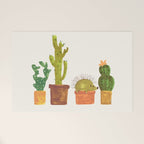 Hedgehog and Cactus (incognito) Welcome Mat Gallery Image 1