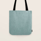 boho hexagon stripes - dusty blue Tote Bag Gallery Image 1