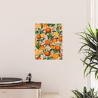 Oranges Pink Vintage Botanical Poster Gallery Image 2