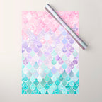 Mermaid Pastel Aesthetics Wrapping Paper Gallery Image 1