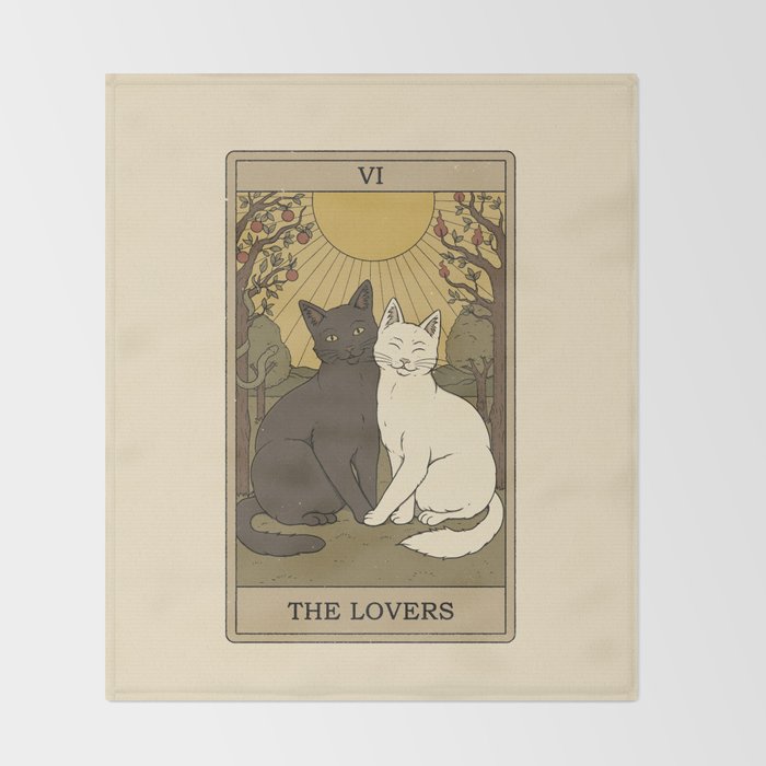 The Lovers Throw Blanket Gallery Image 2