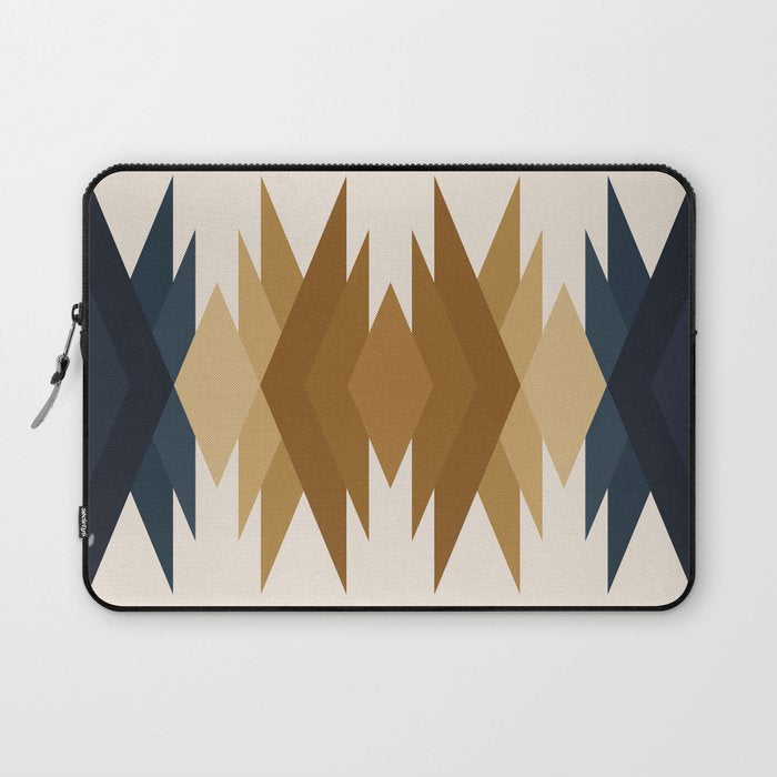 Bold Geometric Triangles V Laptop Sleeve Gallery Image 1
